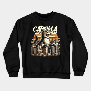 Catzilla - King of Monsters Crewneck Sweatshirt